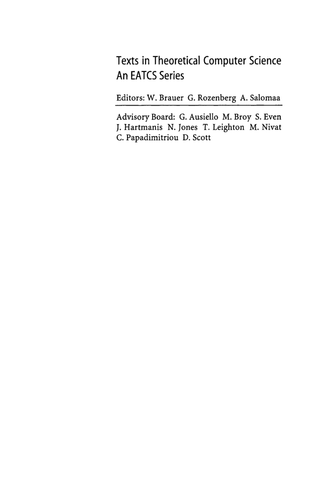 Introduction to Circuit Complexity A Uniform Approach