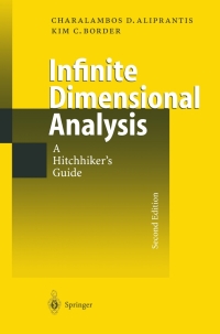 Cover image: Infinite Dimensional Analysis 2nd edition 9783540658542