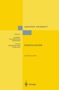 Cover image: Percolation 2nd edition 9783642084423