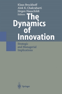 Cover image: The Dynamics of Innovation 1st edition 9783540656593