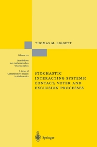 Titelbild: Stochastic Interacting Systems: Contact, Voter and Exclusion Processes 9783540659952