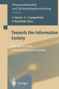 Imagen de portada: Towards the Information Society 1st edition 9783540416432