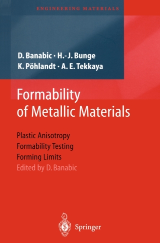 Imagen de portada: Formability of Metallic Materials 9783540679066