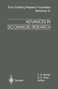 Cover image: Advances in Eicosanoid Research 1st edition 9783540667476