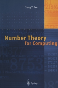 Cover image: Number Theory for Computing 9783540654728