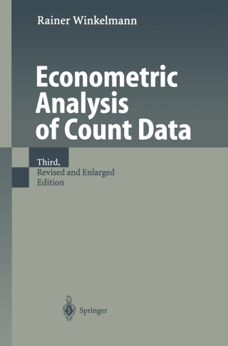 Cover image: Econometric Analysis of Count Data 3rd edition 9783540673408