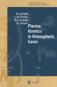 صورة الغلاف: Plasma Kinetics in Atmospheric Gases 9783642086830