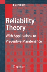 Cover image: Reliability Theory 9783540672753