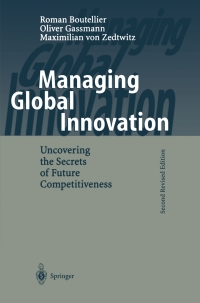 صورة الغلاف: Managing Global Innovation 2nd edition 9783540668329