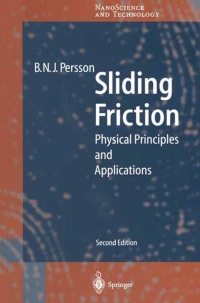 Cover image: Sliding Friction 2nd edition 9783540671923
