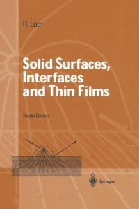 Cover image: Solid Surfaces, Interfaces and Thin Films 4th edition 9783540423317
