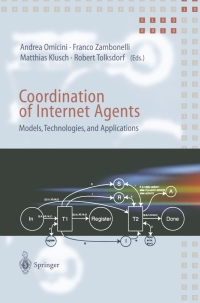 Cover image: Coordination of Internet Agents 1st edition 9783540416135