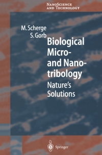 صورة الغلاف: Biological Micro- and Nanotribology 9783540411888