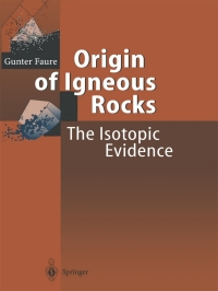 Cover image: Origin of Igneous Rocks 9783642087288