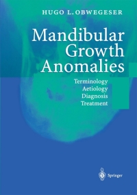 Cover image: Mandibular Growth Anomalies 9783540672142