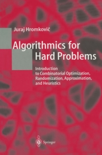 Imagen de portada: Algorithmics for Hard Problems 9783662046180