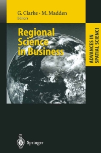 Cover image: Regional Science in Business 1st edition 9783540417804