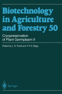 Cover image: Cryopreservation of Plant Germplasm II 1st edition 9783540416760