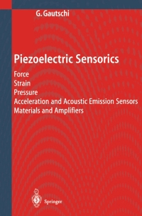 صورة الغلاف: Piezoelectric Sensorics 9783642076008