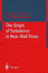 Imagen de portada: The Origin of Turbulence in Near-Wall Flows 9783540421818