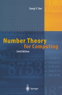 Cover image: Number Theory for Computing 2nd edition 9783642077104