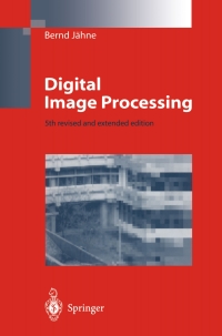 Cover image: Digital Image Processing 5th edition 9783540677543