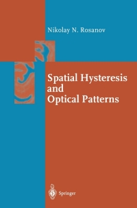 Cover image: Spatial Hysteresis and Optical Patterns 9783540427933