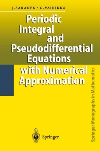 Cover image: Periodic Integral and Pseudodifferential Equations with Numerical Approximation 9783540418788