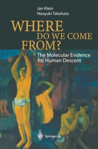 Cover image: Where Do We Come From? 9783540425649