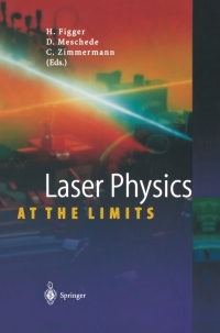 Imagen de portada: Laser Physics at the Limits 1st edition 9783540424185