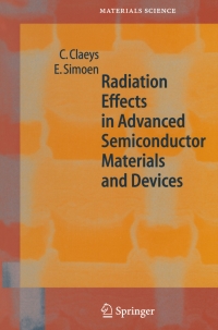 Cover image: Radiation Effects in Advanced Semiconductor Materials and Devices 9783540433934