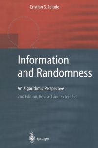 صورة الغلاف: Information and Randomness 2nd edition 9783540434665