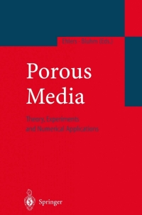 Imagen de portada: Porous Media 1st edition 9783540437635