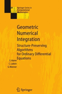 Cover image: Geometric Numerical Integration 9783540430032