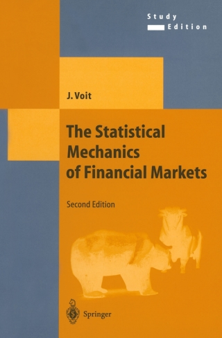 Cover image: The Statistical Mechanics of Financial Markets 2nd edition 9783540009788
