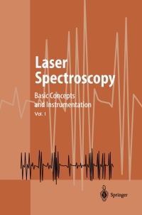 Cover image: Laser Spectroscopy 3rd edition 9783540652250