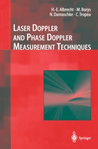 Titelbild: Laser Doppler and Phase Doppler Measurement Techniques 9783540678380