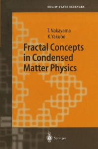 صورة الغلاف: Fractal Concepts in Condensed Matter Physics 9783540050445