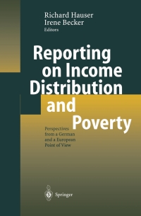 Omslagafbeelding: Reporting on Income Distribution and Poverty 1st edition 9783540440642
