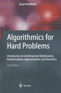 Cover image: Algorithmics for Hard Problems 2nd edition 9783540441342