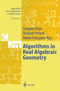 表紙画像: Algorithms in Real Algebraic Geometry 9783540280200