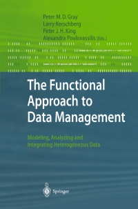 Cover image: The Functional Approach to Data Management 1st edition 9783540003755