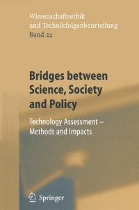 表紙画像: Bridges between Science, Society and Policy 1st edition 9783540212836