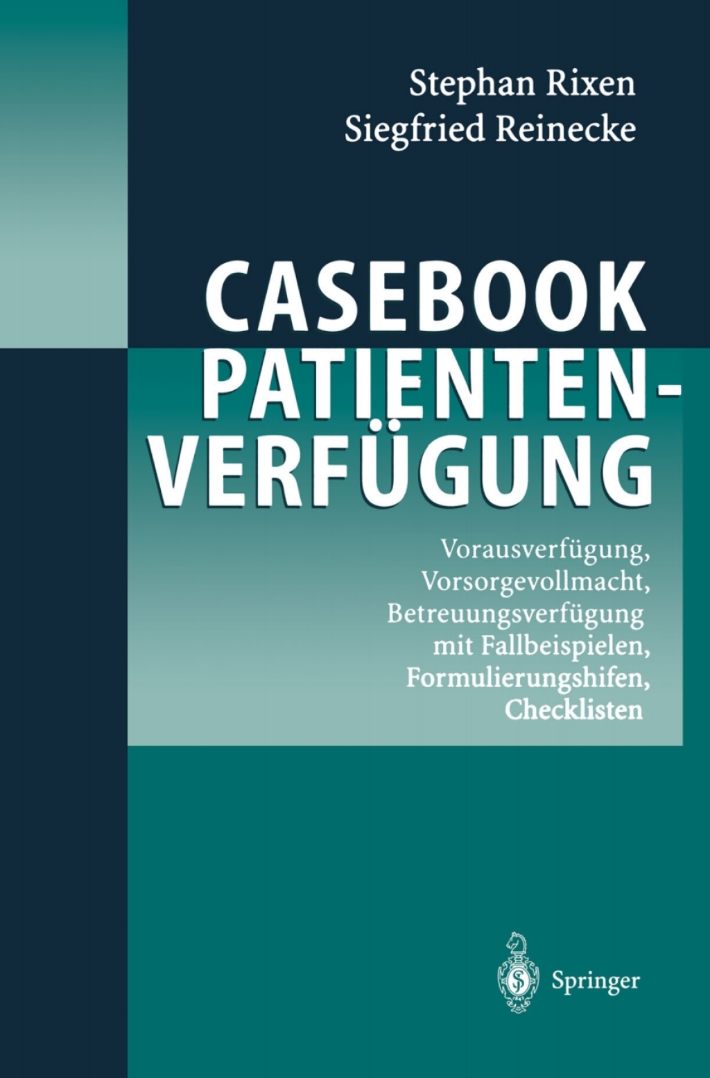 ISBN 9783540204350 product image for Casebook Patientenverfügung (eBook Rental) | upcitemdb.com