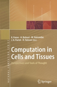 Imagen de portada: Computation in Cells and Tissues 1st edition 9783540003588