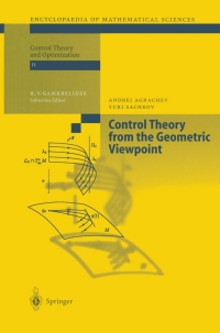 Titelbild: Control Theory from the Geometric Viewpoint 9783540210191