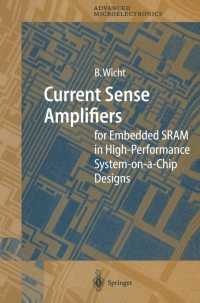 Titelbild: Current Sense Amplifiers for Embedded SRAM in High-Performance System-on-a-Chip Designs 9783642055577