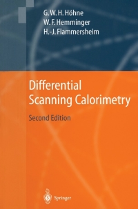 Cover image: Differential Scanning Calorimetry 2nd edition 9783540004677