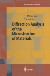 Titelbild: Diffraction Analysis of the Microstructure of Materials 1st edition 9783540405191