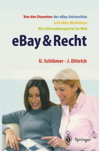 Cover image: eBay & Recht 9783540209744